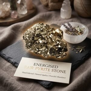 Energized pyrite stone